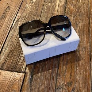 Oversized Tortoise Dior Sunglasses